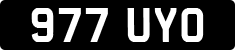 License plate of the United Kingdom, 1932 year system
