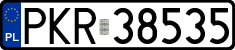 License plates of Poland, Regular car plates