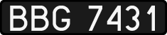 License plates of Poland, 1976 year system