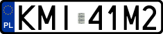 License plates of Poland, Regular car plates