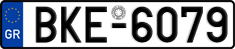 License plate of Greece, Cars