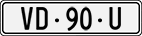 License plate of Switzerland, Dealer (with 