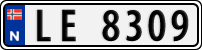 License plate of Norway, Trailers, motorcycles, special vehicles