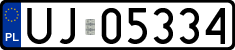 License plates of Poland, Military
