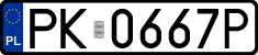 License plates of Poland, Regular car plates