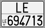 License plate of Italy, Cars (1927 year series)