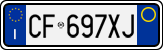 License plate of Italy, Cars (1994 year series)