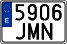 License plates of Spain, Ordinary (2000)