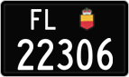 License plate of Liechtenstein, Cars