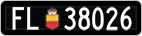 License plate of Liechtenstein, Cars