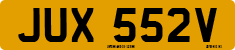 License plate of the United Kingdom, 1963 year system