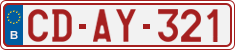 License plate of Belgium, Diplomatic