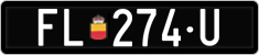 License plate of Liechtenstein, Dealer (with 