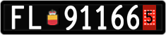 License plate of Liechtenstein, Provisional