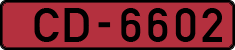 License plate of Latvia, Diplomatic