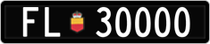 License plate of Liechtenstein, Cars
