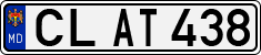 License plate of Moldova, Cars (1992)