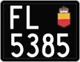 License plate of Liechtenstein, Motorcycles