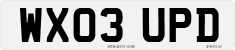 License plate of the United Kingdom, 2001 year system