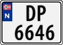 License plate of Norway, Trailers, motorcycles, special vehicles
