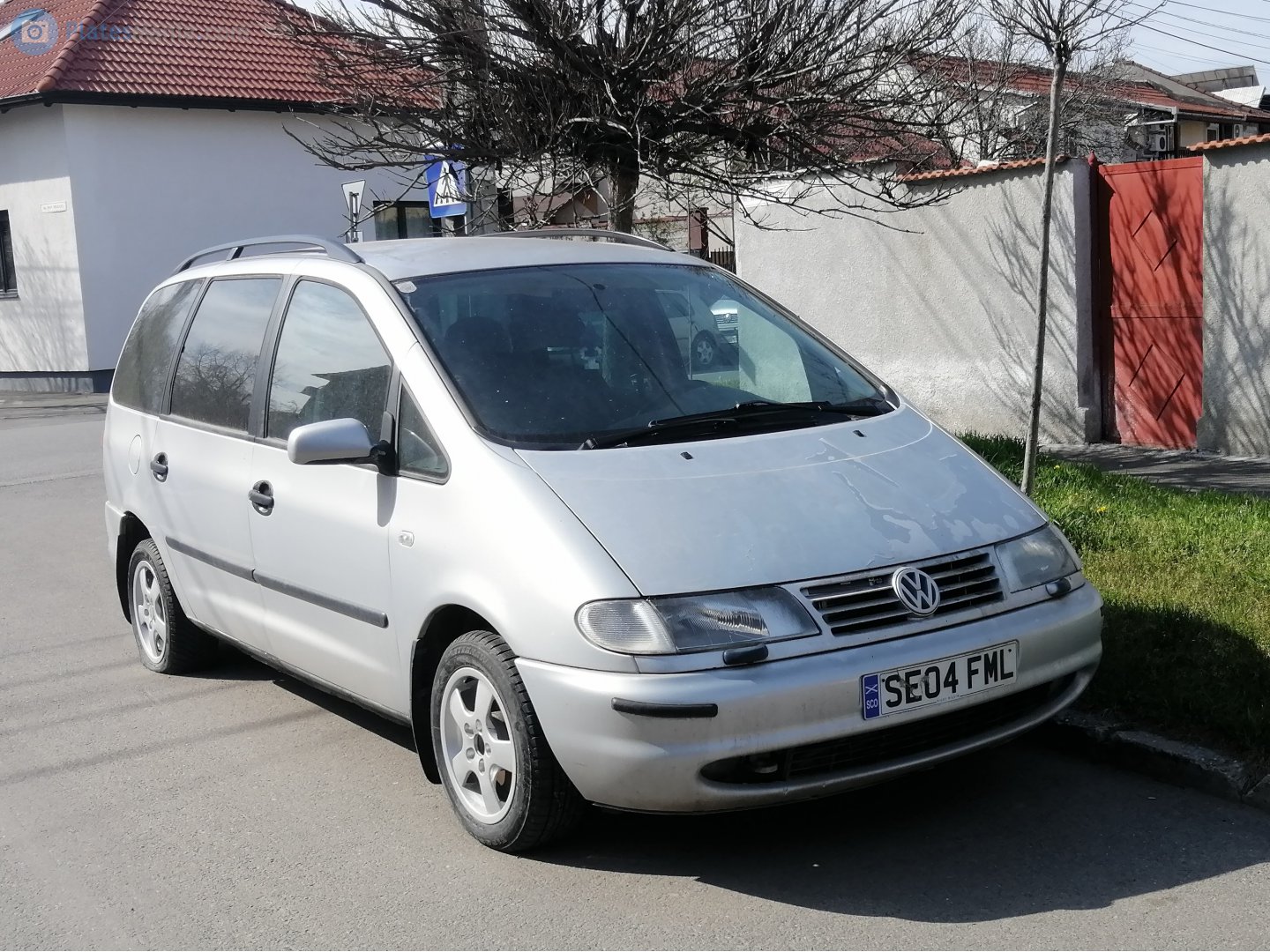 SE04FML, License plate without vehicle 