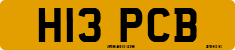 License plate of the United Kingdom, 1983 year system
