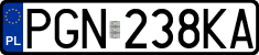 License plates of Poland, Regular car plates