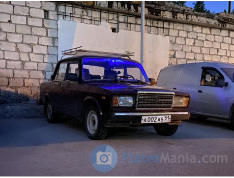а002ав81, Lada (VAZ) 2107