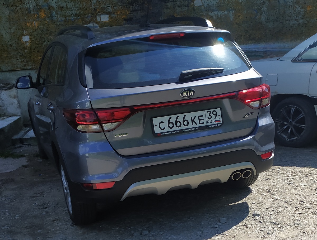 с 666 ке 39, Kia Rio 4th gen X-Line Hatch (FB; CIS-market), 2017–2020