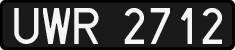 License plates of Poland, 1976 year system