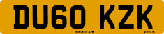 License plate of the United Kingdom, 2001 year system