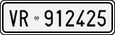 License plate of Italy, Cars (1927 year series)