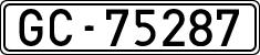 License plates of Spain, 1900 year series