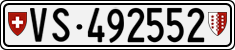 License plate of Switzerland, Cars