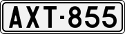 License plate of Finland, Cars