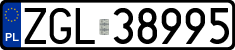 License plates of Poland, Regular car plates
