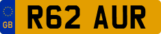 License plate of the United Kingdom, 1983 year system