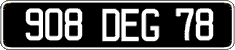 French license plate, FNI
