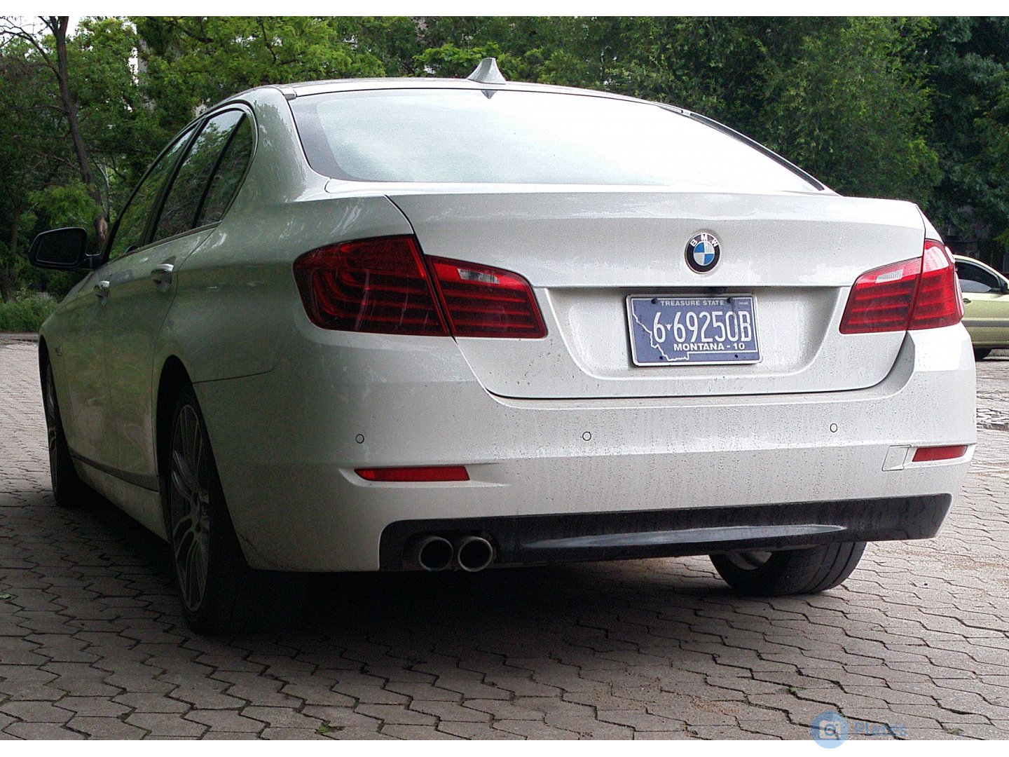 6-69250B, License plate without vehicle 