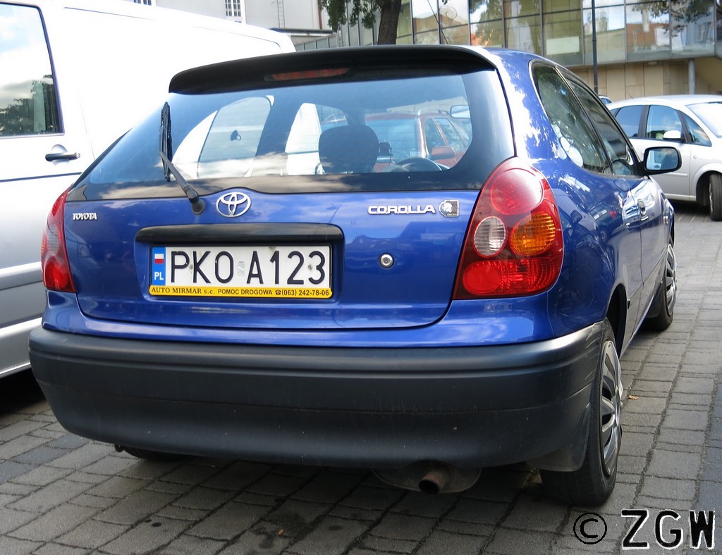 PKO A123, Toyota Corolla 