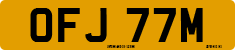 License plate of the United Kingdom, 1963 year system