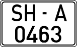 License plates of Spain, 1971 year series