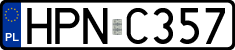 License plates of Poland, Authorities