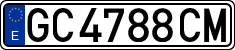 License plates of Spain, 1971 year series