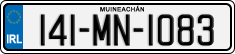 License plate of Ireland, Regular plates