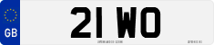 License plate of the United Kingdom, 1932 year system