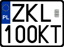 License plates of Poland, Regular car plates