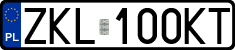 License plates of Poland, Regular car plates