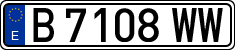 License plates of Spain, 1971 year series
