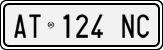 License plate of Italy, Cars (1994 year series)